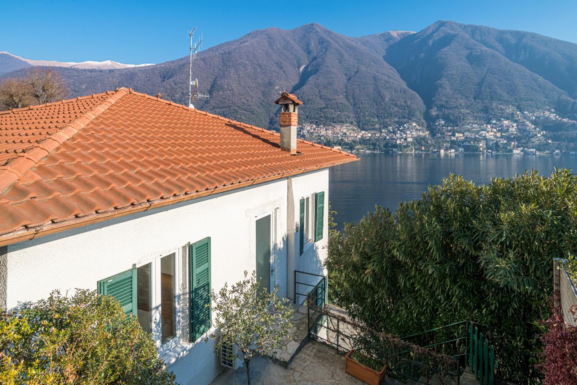 Casa Bambu - Splendida Vista Lago E Posto Auto Laglio Bagian luar foto