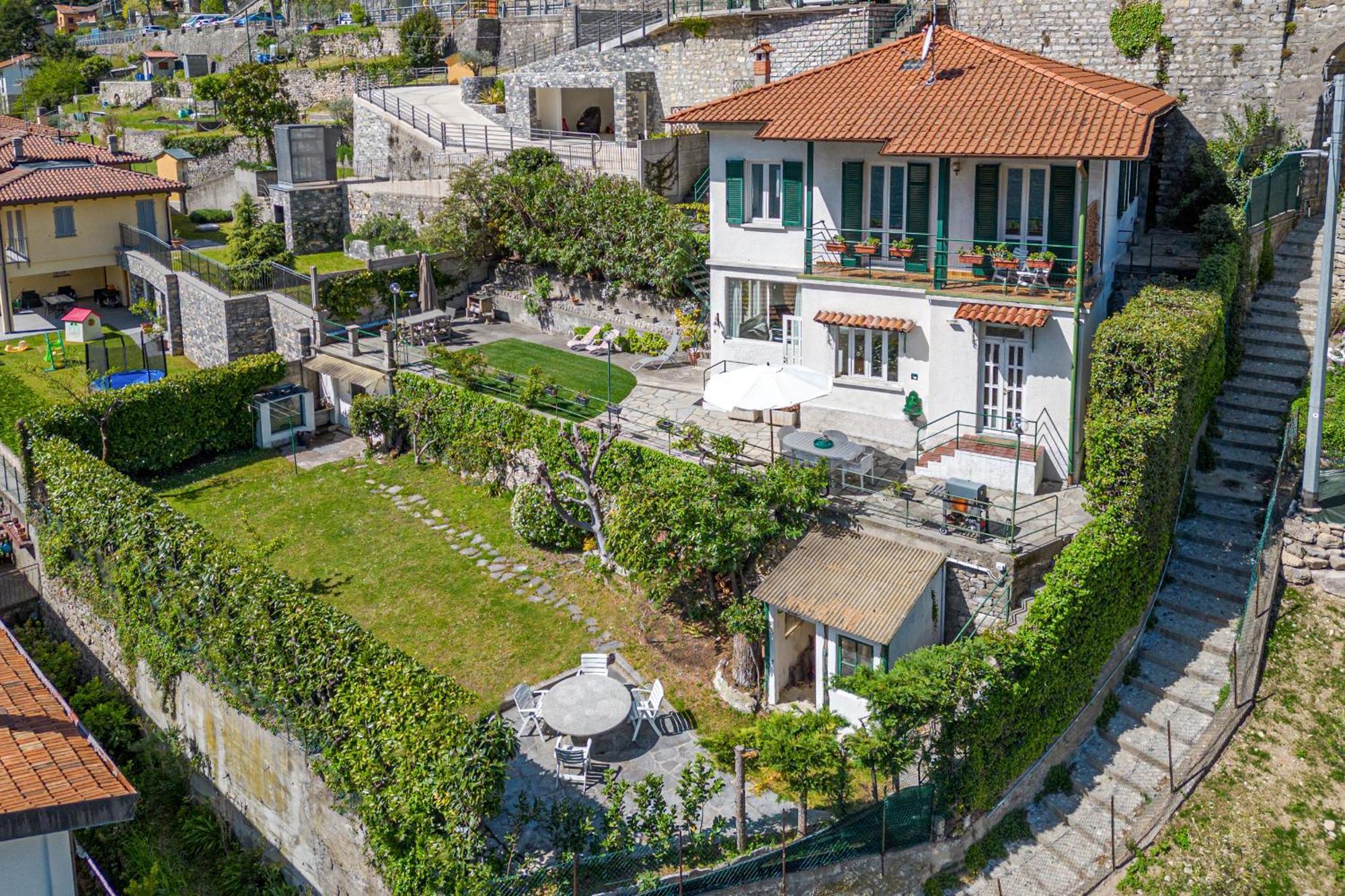 Casa Bambu - Splendida Vista Lago E Posto Auto Laglio Bagian luar foto